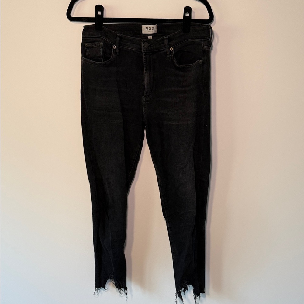 Agolde Black Ankle Jeans
